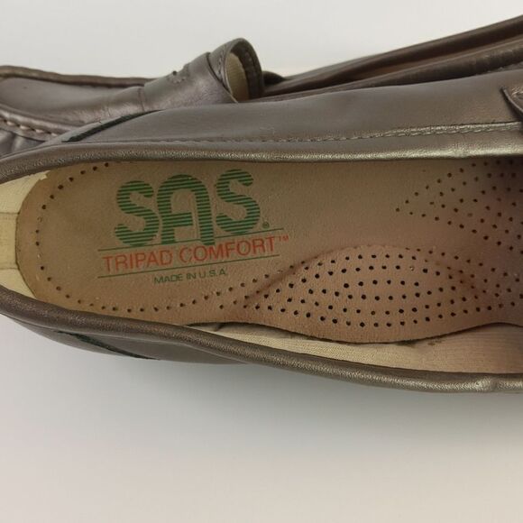 SAS women's Tripad Comfort pewter Penny Loafers - Picture 14 of 17